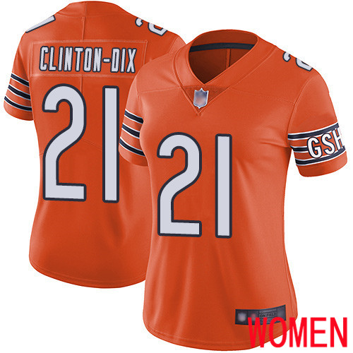 Chicago Bears Limited Orange Women Ha Ha Clinton-Dix Alternate Jersey NFL Football 21 Vapor Untouchable